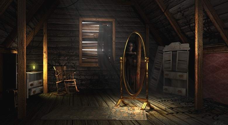 Američan zjistil, že někdo žije v podkroví.