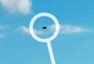 Američan fotografoval UFO po silnici