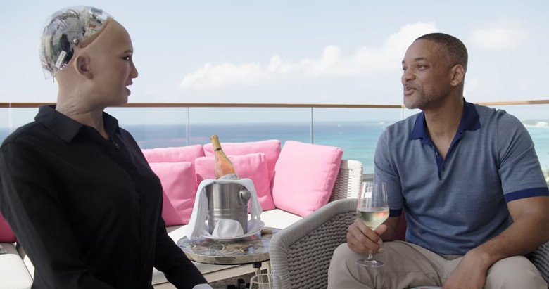 Americký hip-hopový umělec Will Smith byl trochu uražen robotem Sofií