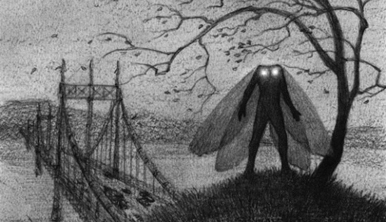 Americký policista fotografoval Moth Man