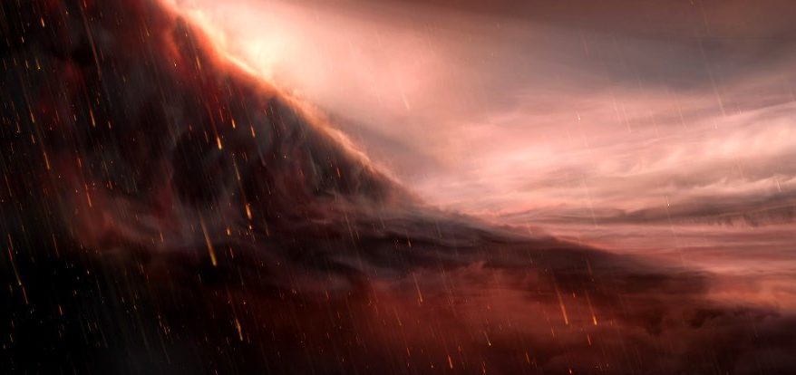 Astronomové sledují planetu tak horkou, že na ni prší železo 