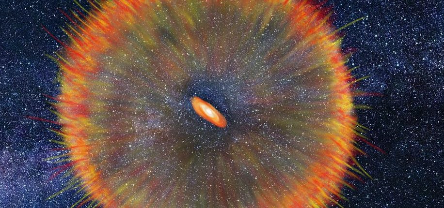 Astronomové objevují v naší galaxii vzácnou „akreční explozi“ 