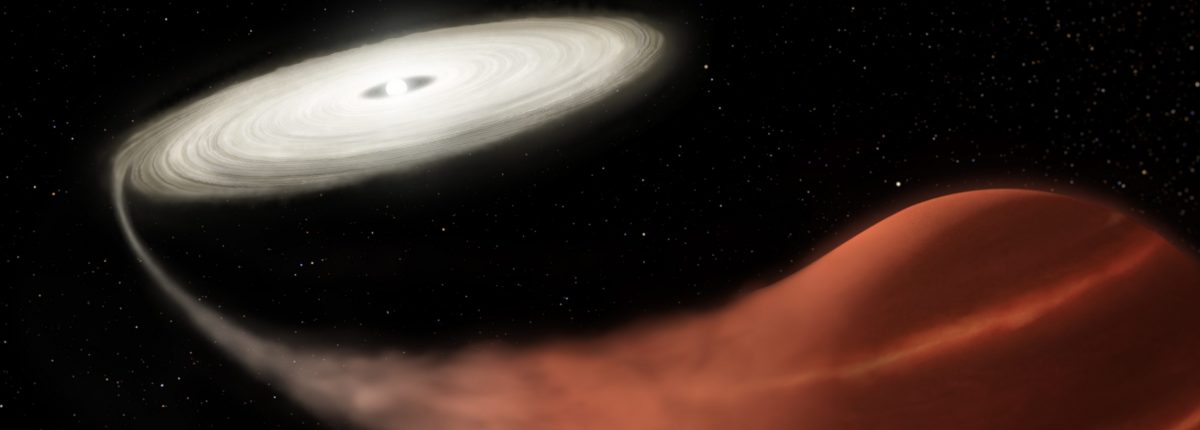 Astronomové zachytili hvězdu „upíra“ a pohltili jejího společníka 