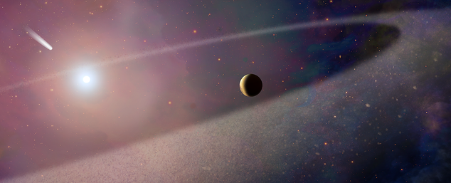 Astronomové poprvé objevili, že atmosféra bílého trpaslíka může být znečištěna objektem podobným kometě 