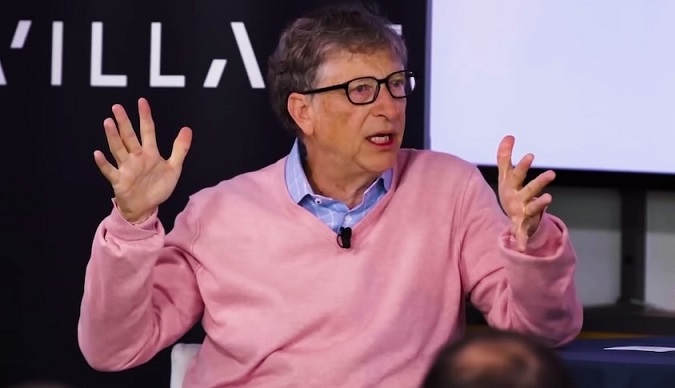 Bill Gates hovořil o budoucnosti lidstva v důsledku změny klimatu.