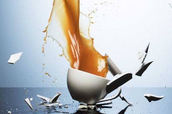 Co očekávat, pokud se hrnek rozbije? 