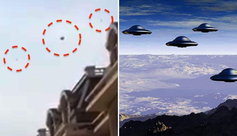 UFO flotila létající nad Čínou