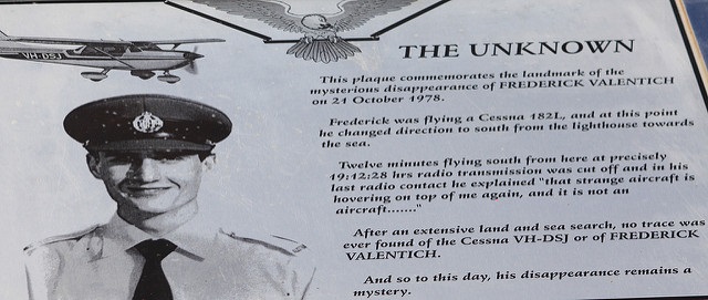 Frederick Valentich a UFO: jak skončilo setkání?