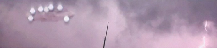 Bouřka - je čas na lety UFO