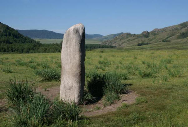 Khakass menhir Ah-Tas léčí před nemocemi