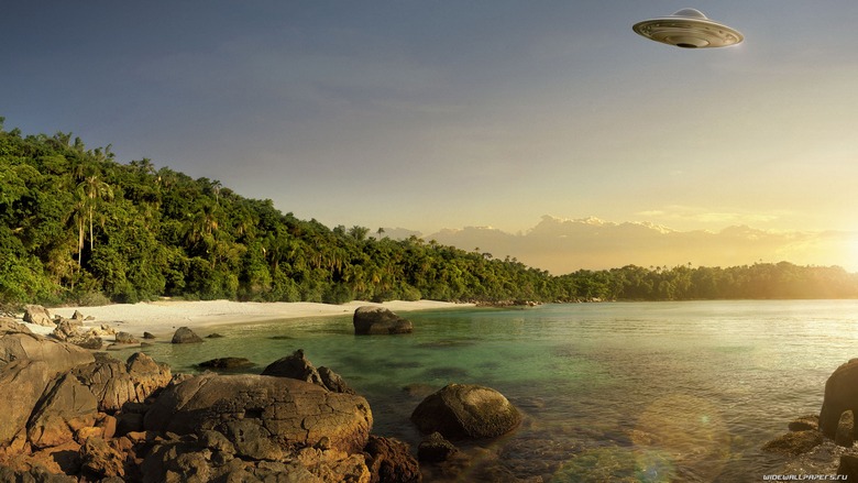 Mimozemská loď přes Mexický záliv