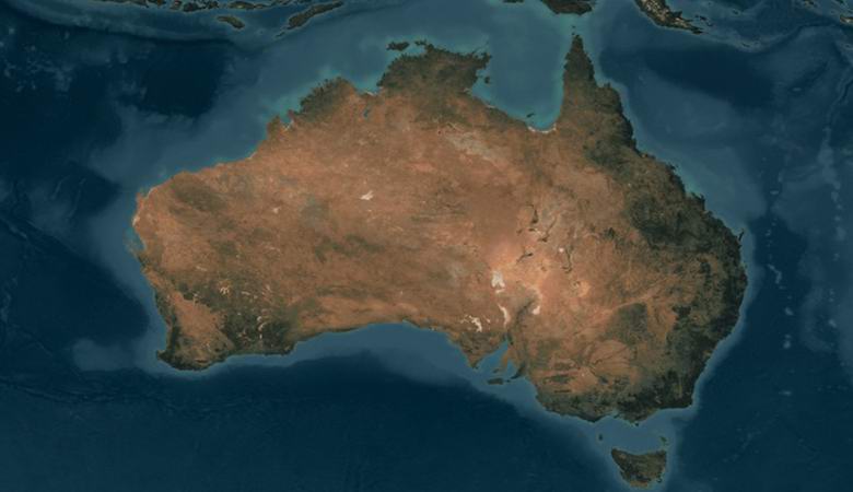 Konspirologové tvrdí, že Austrálie neexistuje.