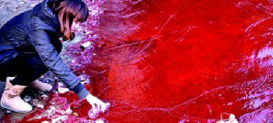 Krvavý déšť padl na Zemi