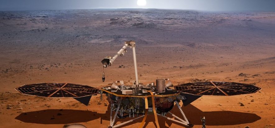 Magnetická pole kolem sondy InSight na Marsu jsou 10krát silnější, než vědci očekávali 