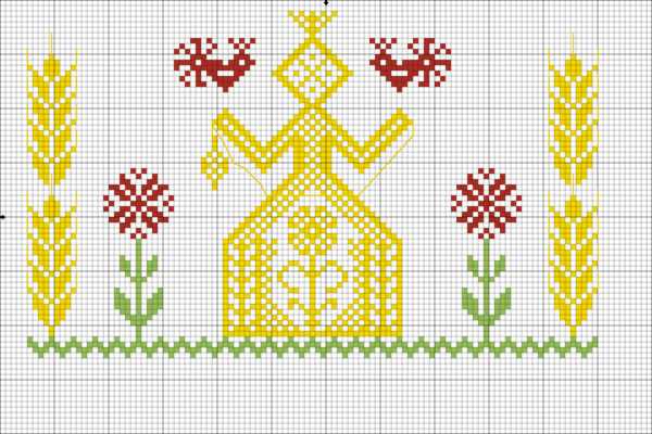 Makosh - schéma vyšívání 