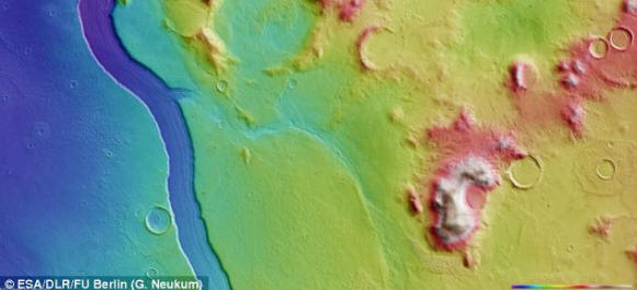 Terén, namalovaný podle reliéfu