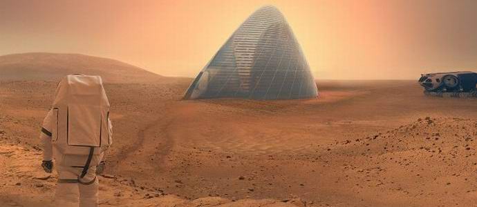 Marťanský ledový iglú