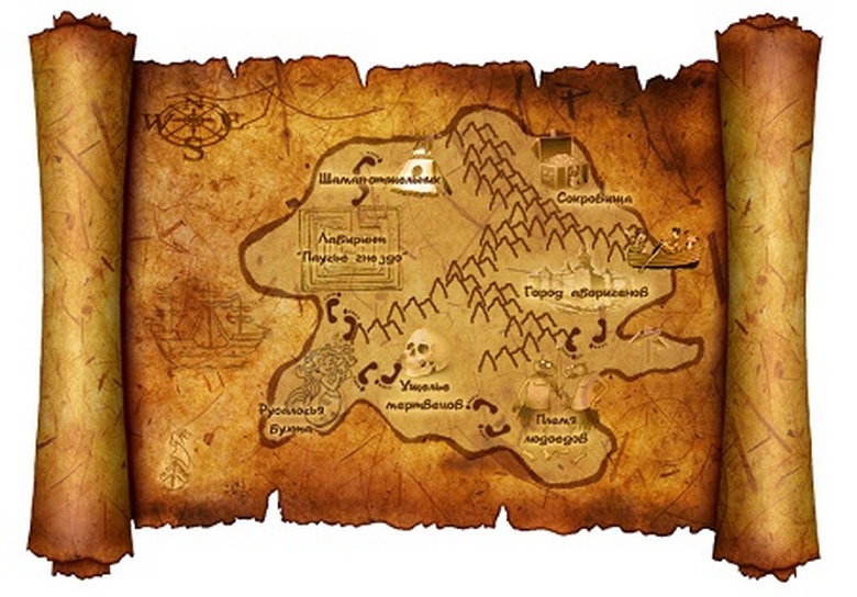 Na starém svitku byla mapa Marsu se satelitem