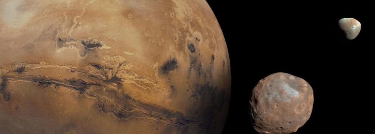 Na Mars spadl asteroid a poté se objevily jeho satelity 