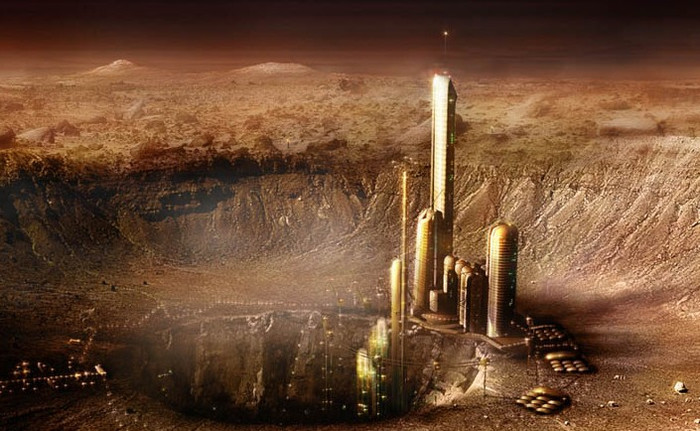 Na Marsu objevil ruiny starověkého města