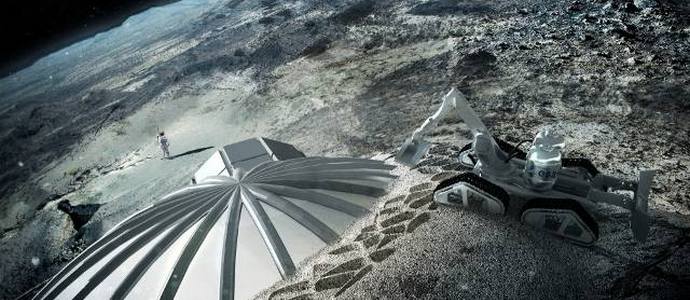 Mimozemské budovy objevené na povrchu měsíce