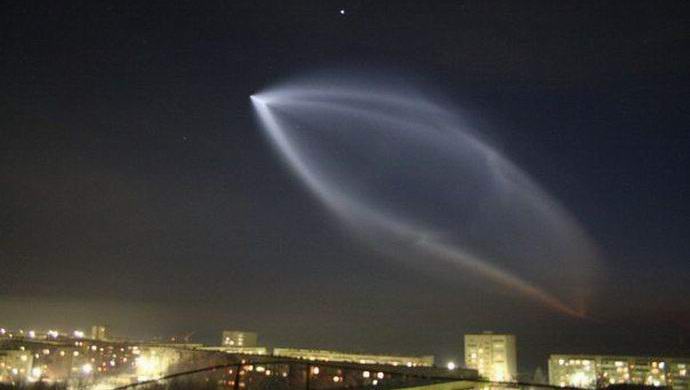 UFO spatřen nad Omskem