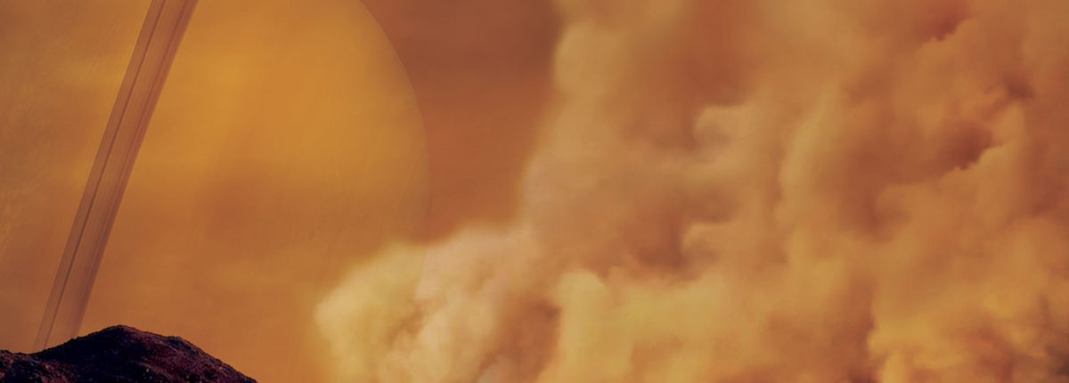 NASA představuje první snímky prachové bouře na Titanu 