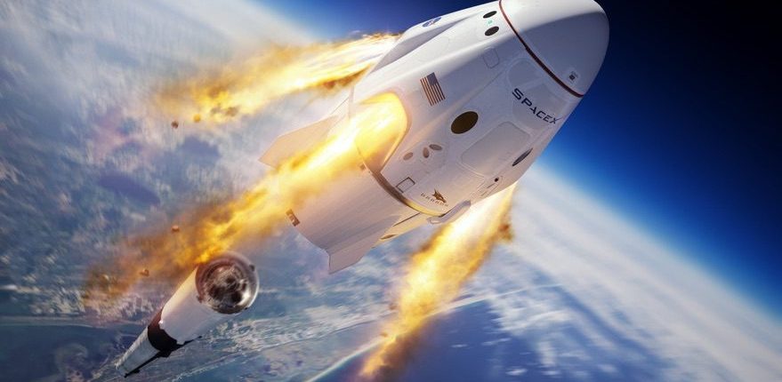 Jména prvních astronautů, kteří letěli na ISS na kosmické lodi s posádkou SpaceX 