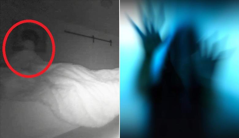 Nepochopitelná postava zvedla přikrývku na postel a zmizela ve vzduchu.