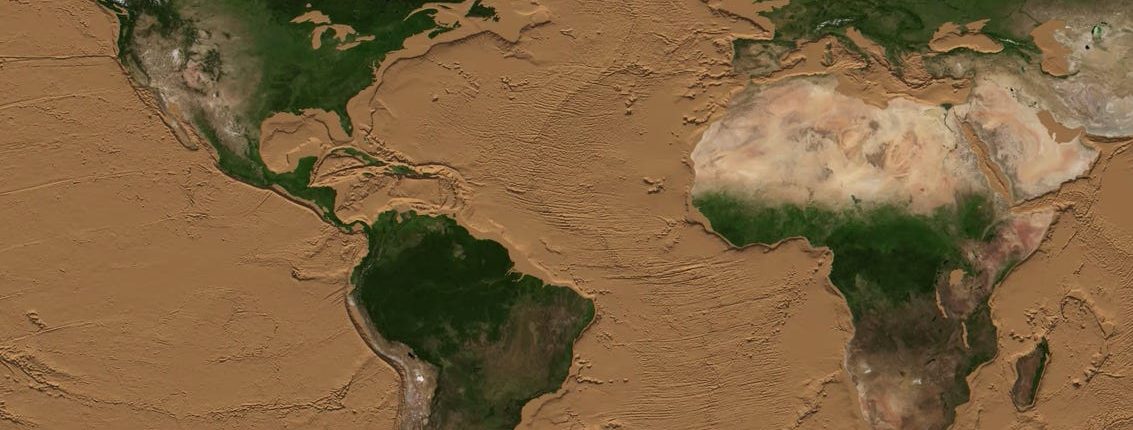 Neuvěřitelná simulace NASA odhaluje, jak bude vypadat Země, pokud oceány vyschnou 