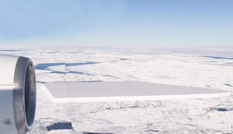 Ukázalo se, že neuvěřitelný obdélníkový ledovec je pravdivý, potvrdila NASA.