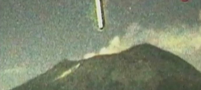 Došlo k havárii UFO nebo přistání v ústech sopky?