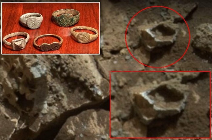 Nový nález na Marsu - zlatý prsten