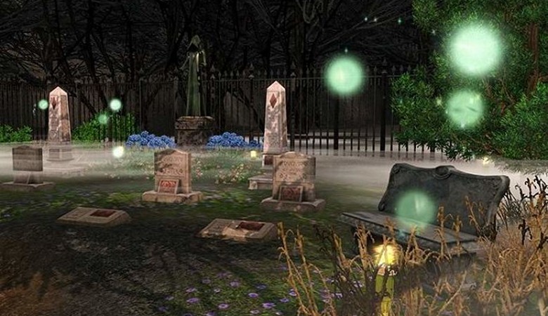 Na záhadných světelných koulích nad hroby