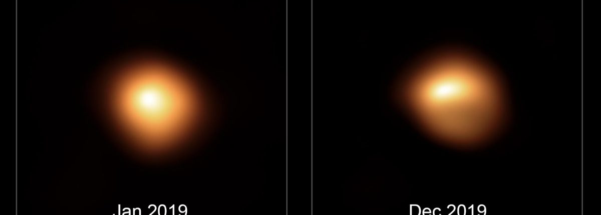 Extra velký dalekohled zachycuje bezprecedentní zatemnění Betelgeuse 