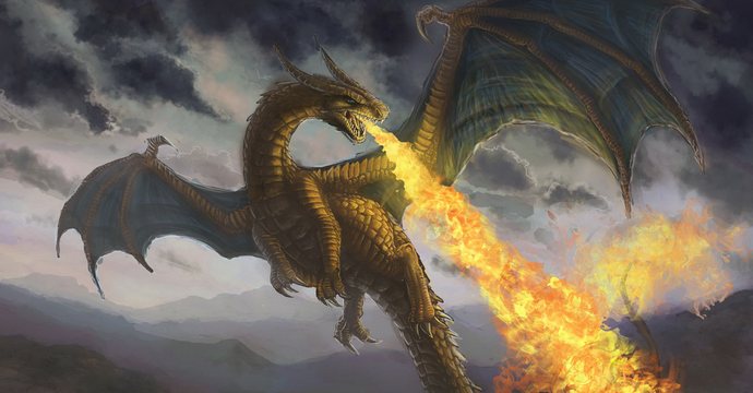 Oheň dýchající draci kdysi žili na Zemi