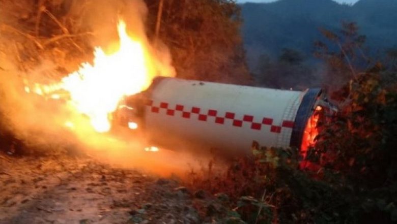 Pád tajemného předmětu v Číně