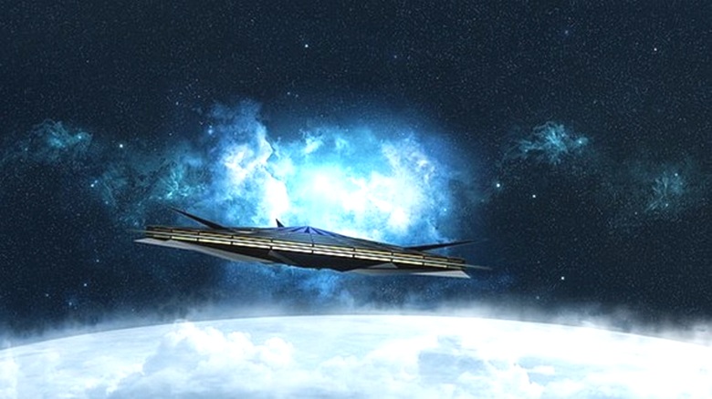 Mrkající UFO vidět v blízkosti ISS