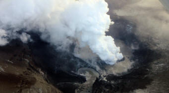 Sopka Grimsvotn na jihovýchodě Islandu, archivní fotografie