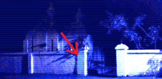 Policejní sledovací kamera vystřelila ducha