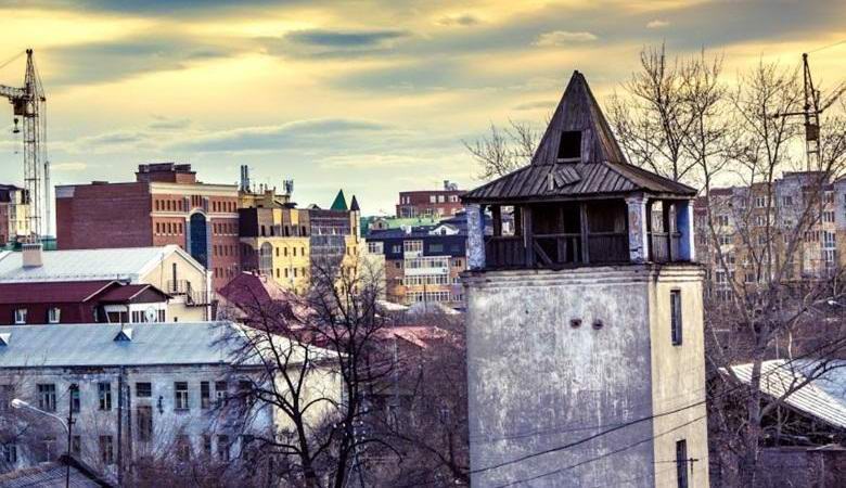 Duch hasiče v tyumenské věži