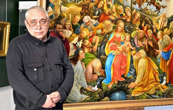 Ruský malíř dokončil obraz Leonarda da Vinciho