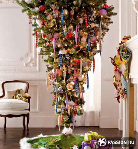 Invertovaný vánoční strom