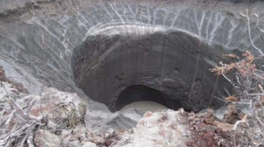 Na Sibiři vědci prozkoumali kráter Yamal. Fotografie: copah.info. 