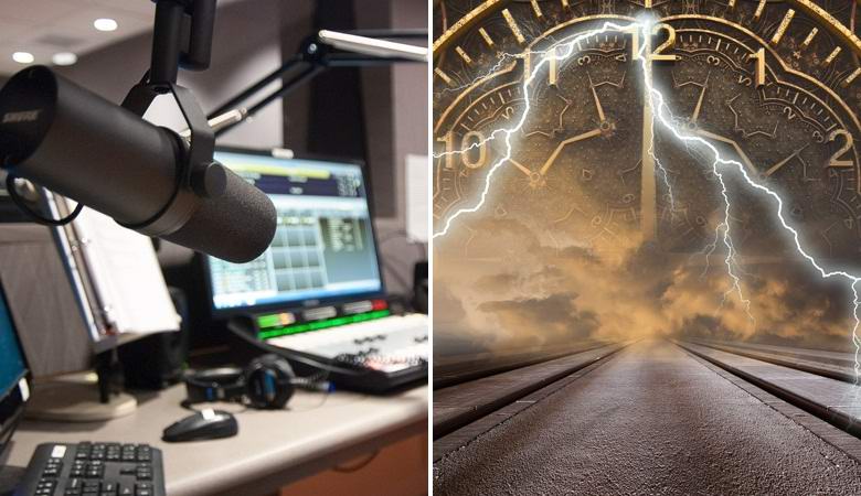 Zdá se, že signál z budoucnosti zasáhl rádio.