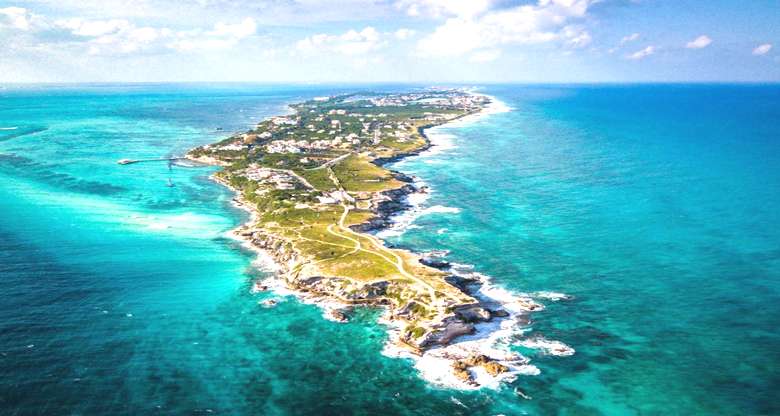 Na mexickém ostrově Isla del Carmen se objevily podivné kruhy