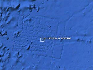 našel podvodní Atlantidu