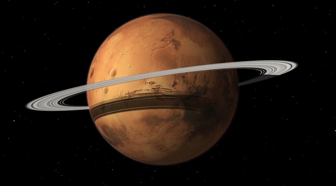 Mars může mít prsteny