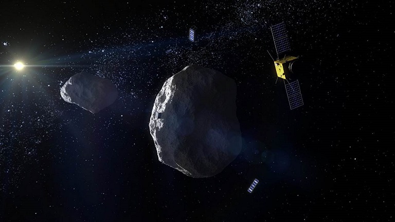 Vědci se chystají udeřit asteroidem kosmickou sondou a zjistit, co z toho pochází