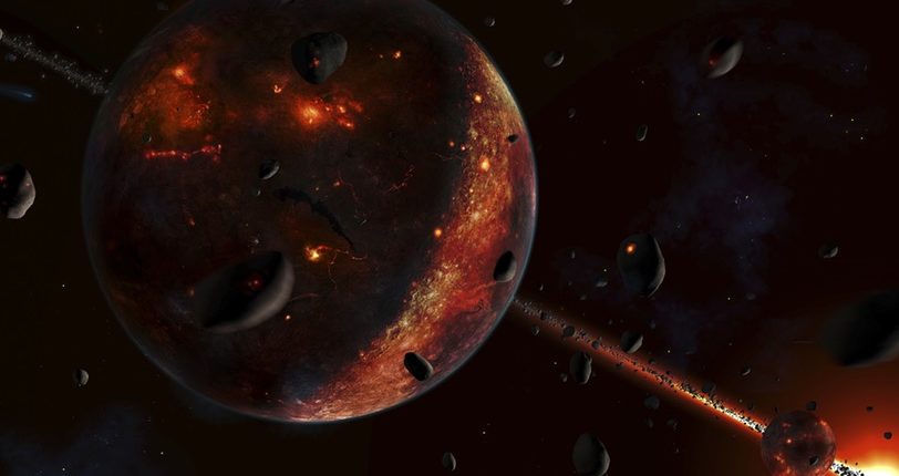 Vědec: Měsíc byl vytvořen v důsledku bombardování Země asteroidy 